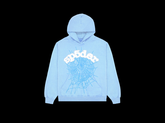 Gallery Dept Spider Web Hoodie (Blue)